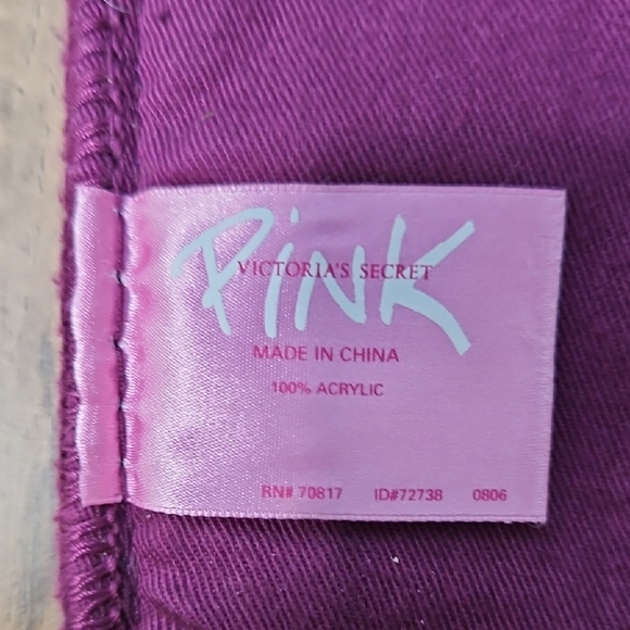 Vintage Victoria's Secret Pink Tote Bag - Purple Burgandy And Cream - Picture 8 of 15